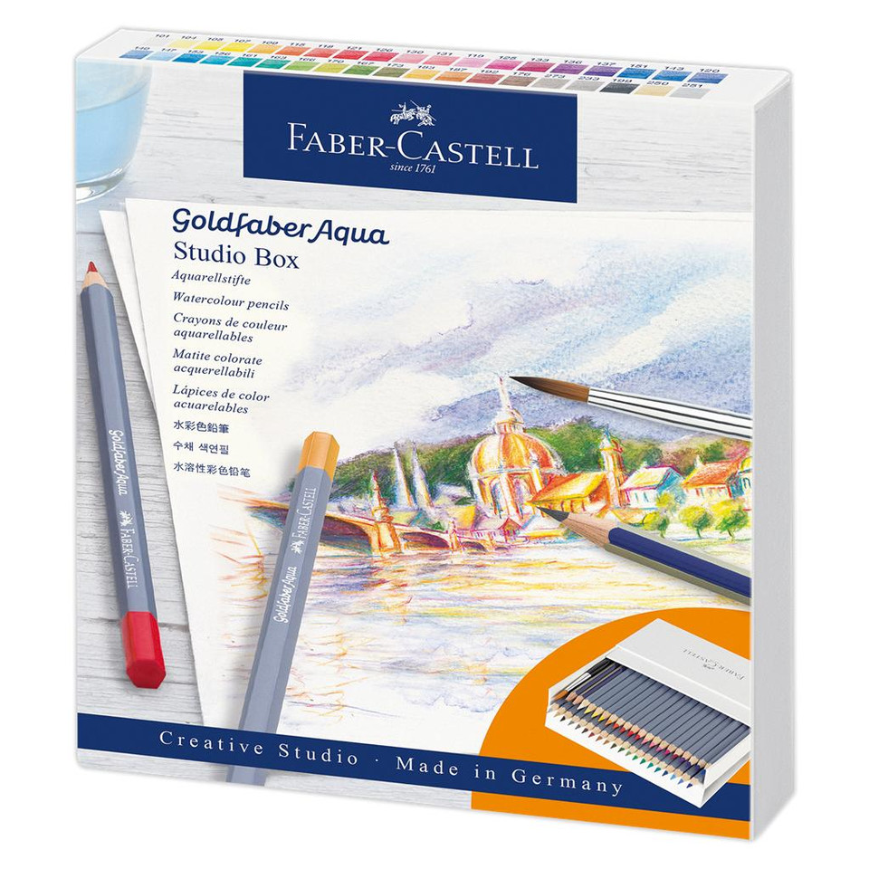 Faber Castell Goldfaber Creative Studio Aqua Watercolour Pencil Set of 40