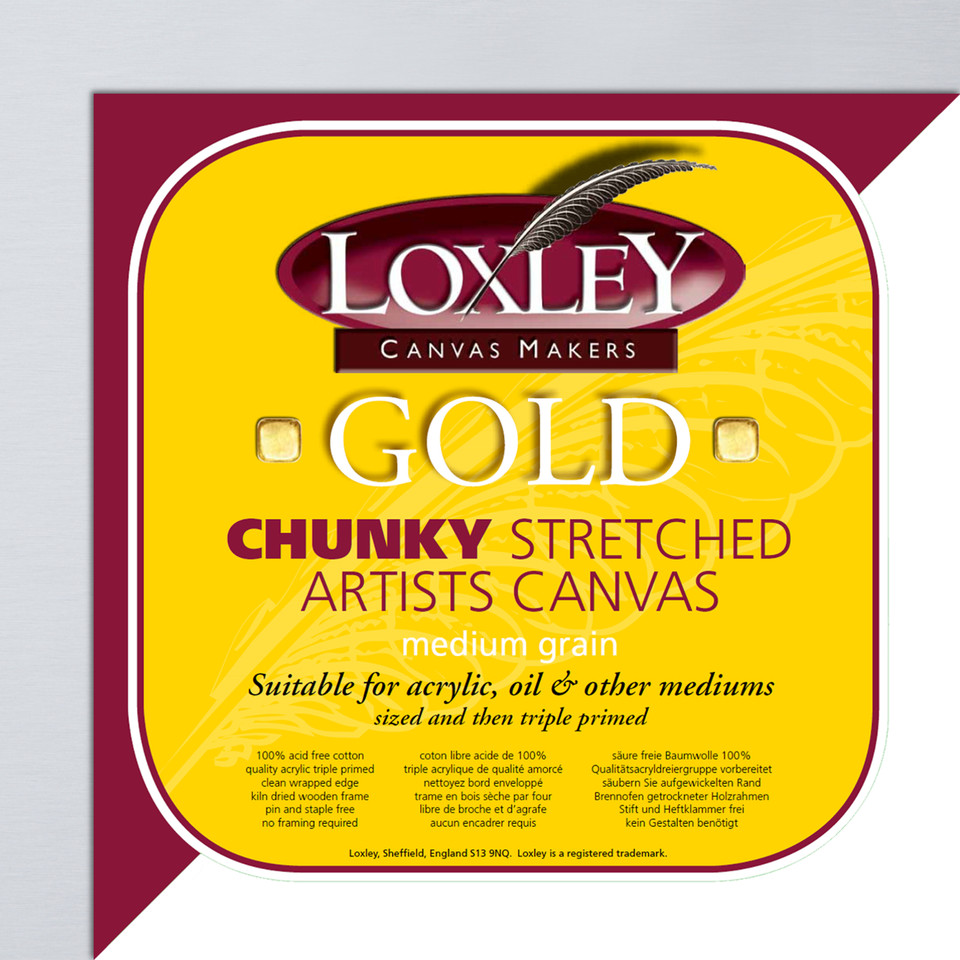 Loxley Gold Deep Edge Artists Canvas